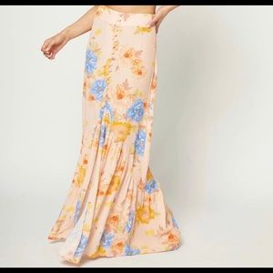 FLYNN SKYE Unbutton Me High Waist Maxi Skirt